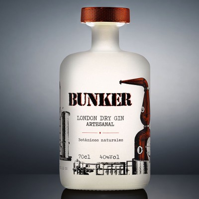 Premium Artisan Bunker Gin of 70 cl.